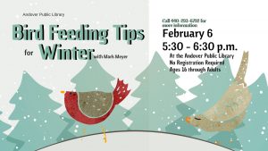 Bird Feeding Tips at Andover Public Library